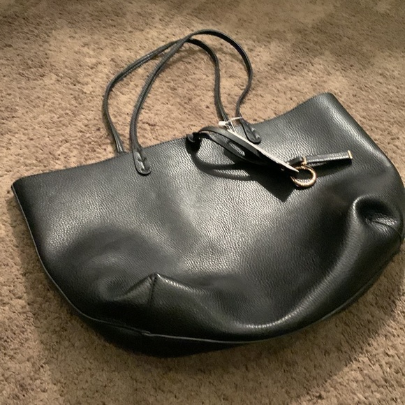 Black leather pocketbook new - Picture 3 of 3